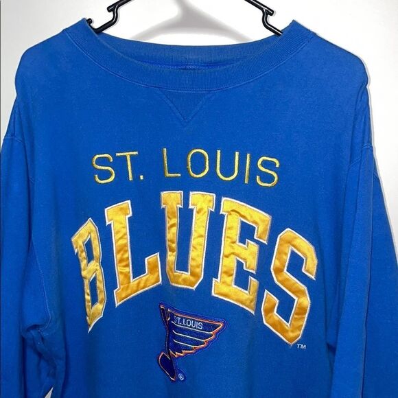 St. Louis Blues Blue Sweater - Picture 2 of 9